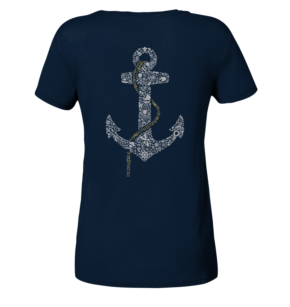 Shirt - Maritime Anchor - Ladies Organic Shirt - Duck Dive Clothing