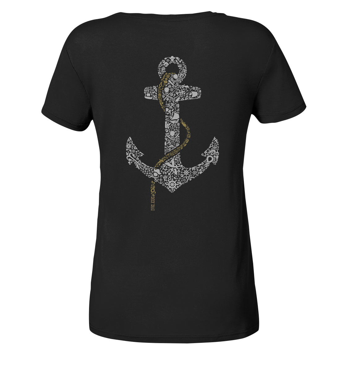 Shirt - Maritime Anchor - Ladies Organic Shirt - Duck Dive Clothing