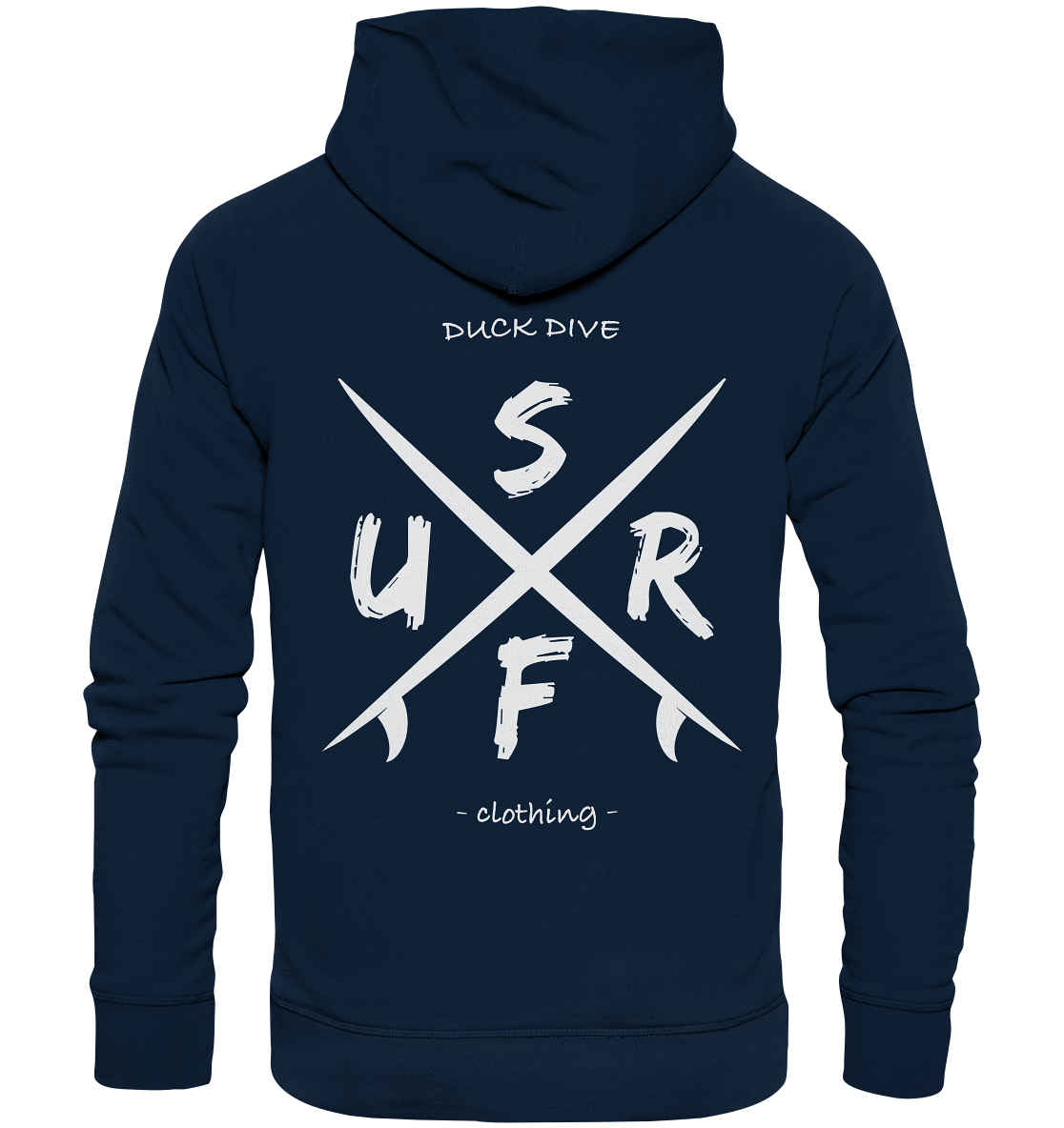 Surf Cross - Organic Hoodie - Duck Dive Clothing