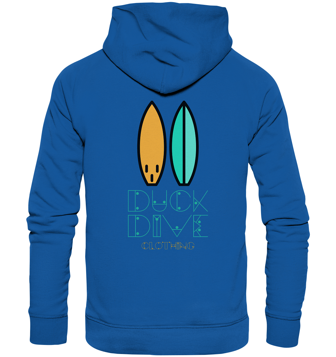 Two Surfboards - Organic Hoodie - Duck Dive Clothing