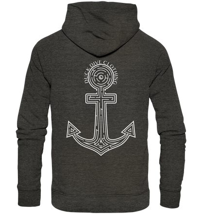 Hoodie - Anchor Maze - Organic Hoodie - Duck Dive Clothing