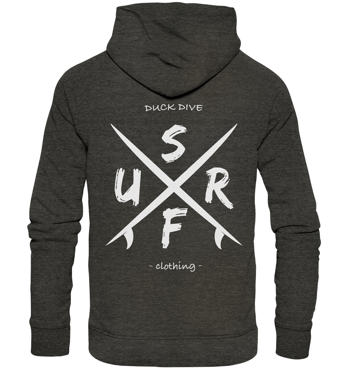 Surf Cross - Organic Hoodie - Duck Dive Clothing