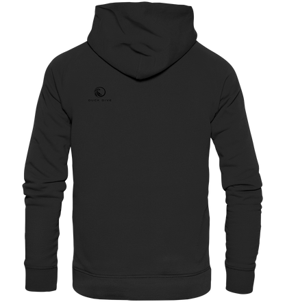 Hoodie - Spray Painted Background - Organic Hoodie - Duck Dive Clothing