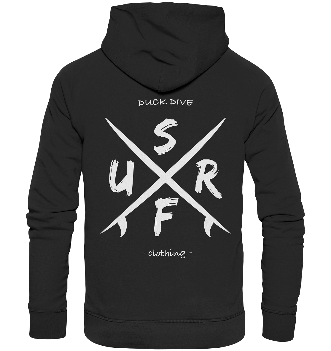 Surf Cross - Organic Hoodie - Duck Dive Clothing