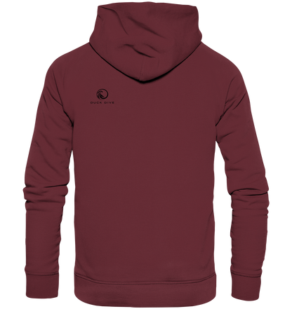 Hoodie - Spray Painted Background - Organic Hoodie - Duck Dive Clothing