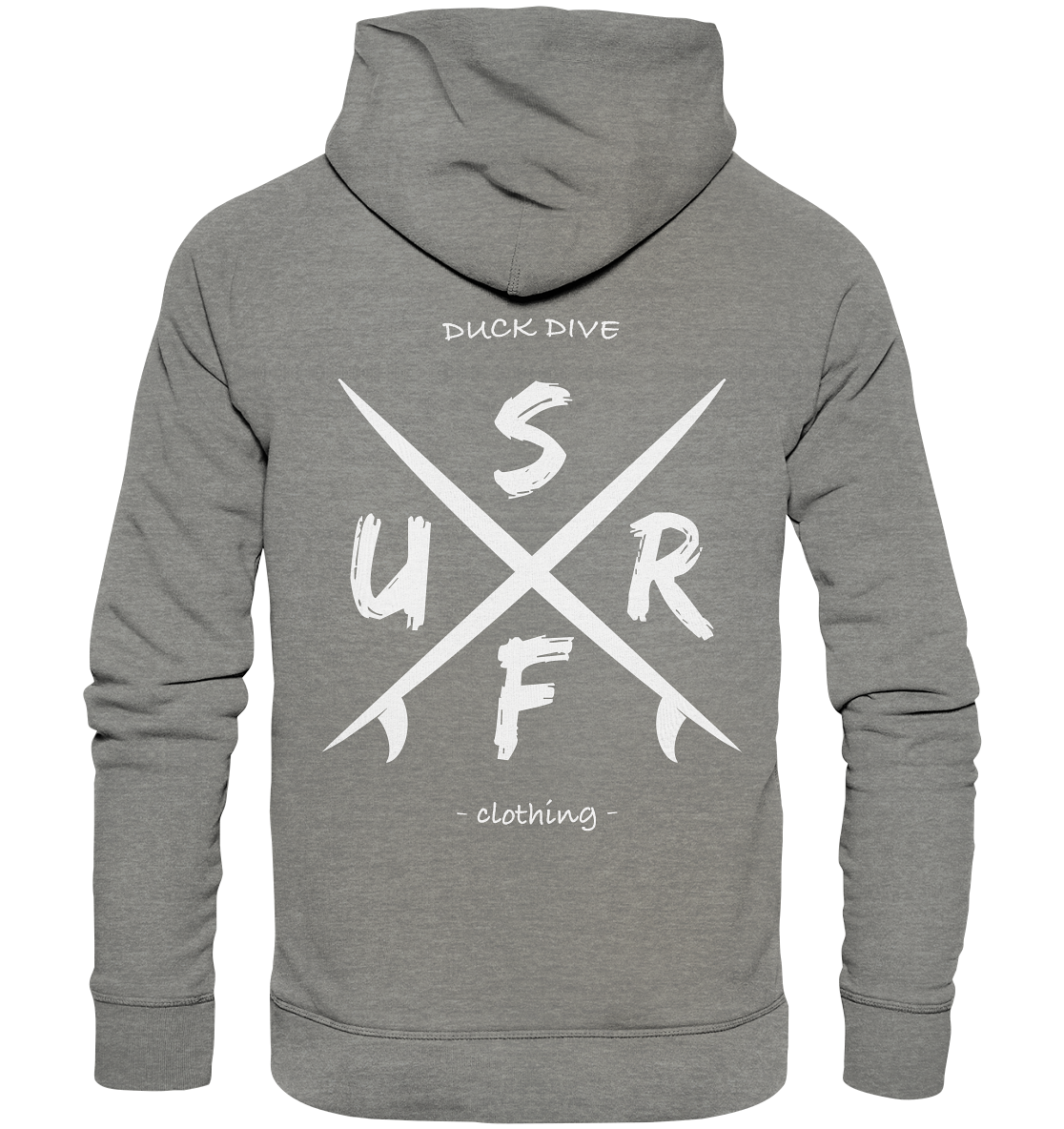 Surf Cross - Organic Hoodie - Duck Dive Clothing