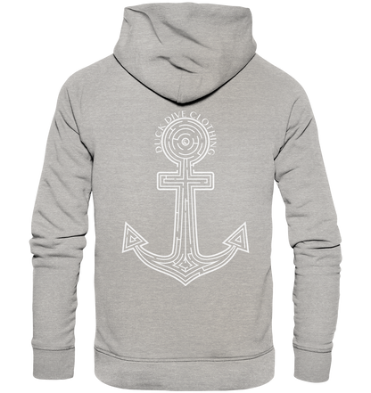 Hoodie - Anchor Maze - Organic Hoodie - Duck Dive Clothing