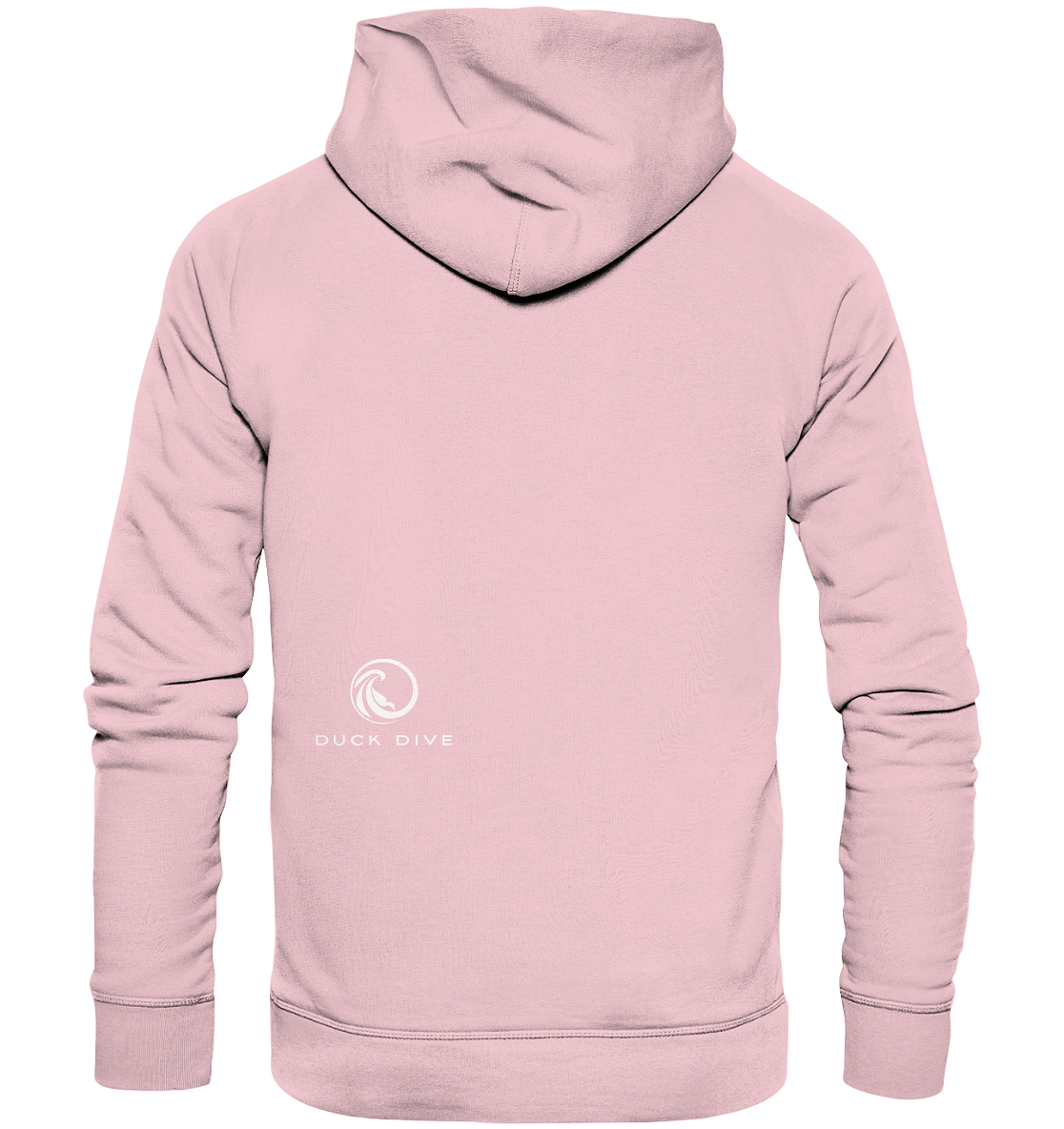 Hoodie - Duck &amp; Wave Silver - Organic Hoodie - Duck Dive Clothing