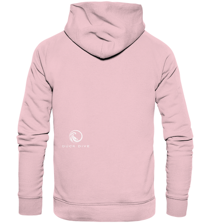 Hoodie - Duck &amp; Wave Silver - Organic Hoodie - Duck Dive Clothing