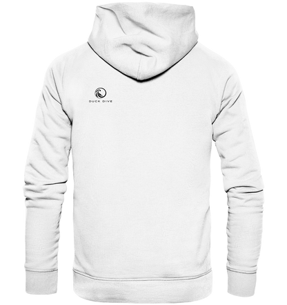 Hoodie - Spray Painted Background - Organic Hoodie - Duck Dive Clothing