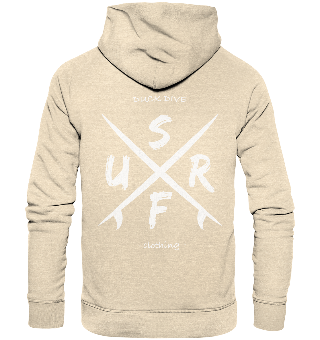 Surf Cross - Organic Hoodie - Duck Dive Clothing