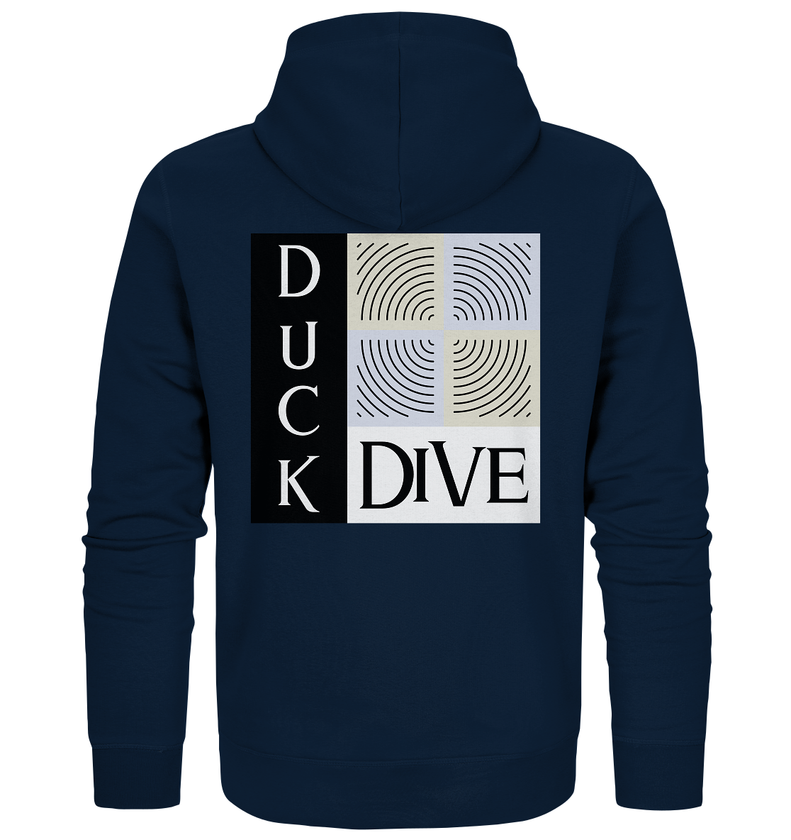 Zipper - Squares - Organic Zipper - Duck Dive Clothing