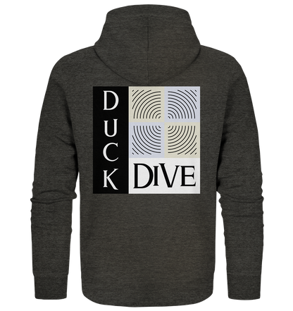 Zipper - Squares - Organic Zipper - Duck Dive Clothing