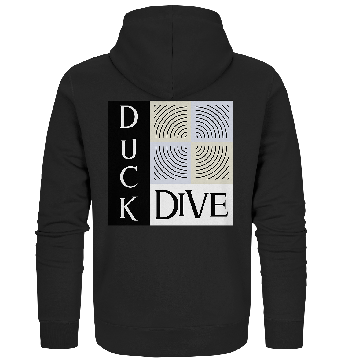 Zipper - Squares - Organic Zipper - Duck Dive Clothing