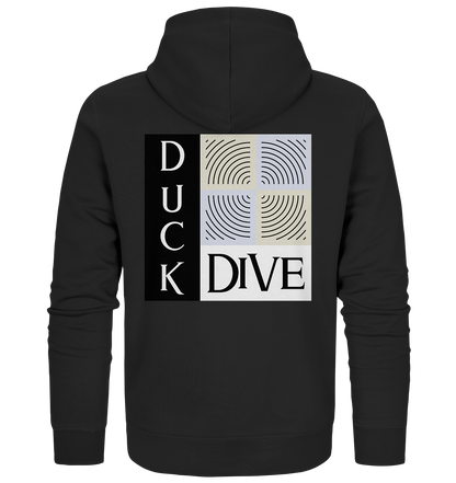 Zipper - Squares - Organic Zipper - Duck Dive Clothing