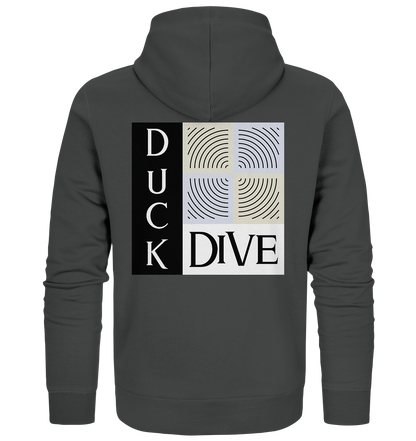 Zipper - Squares - Organic Zipper - Duck Dive Clothing