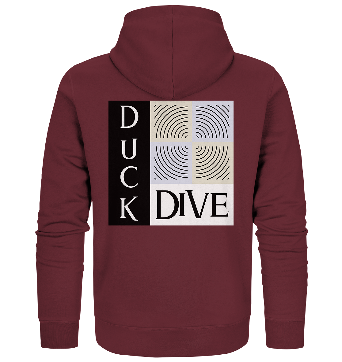 Zipper - Squares - Organic Zipper - Duck Dive Clothing