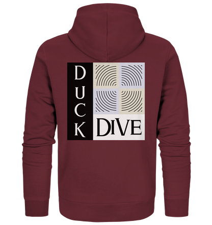 Zipper - Squares - Organic Zipper - Duck Dive Clothing