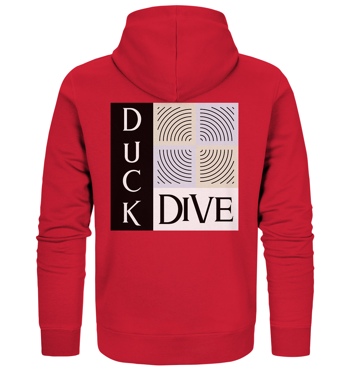 Zipper - Squares - Organic Zipper - Duck Dive Clothing