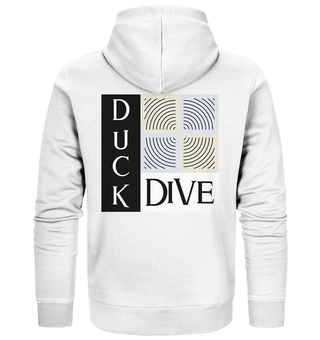 Zipper - Squares - Organic Zipper - Duck Dive Clothing