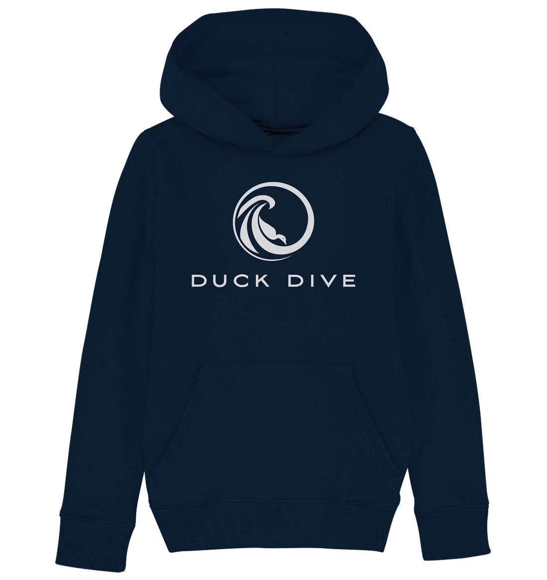 Kids Hoodie Duck Dive Logo - Kids Organic Hoodie - Duck Dive Clothing