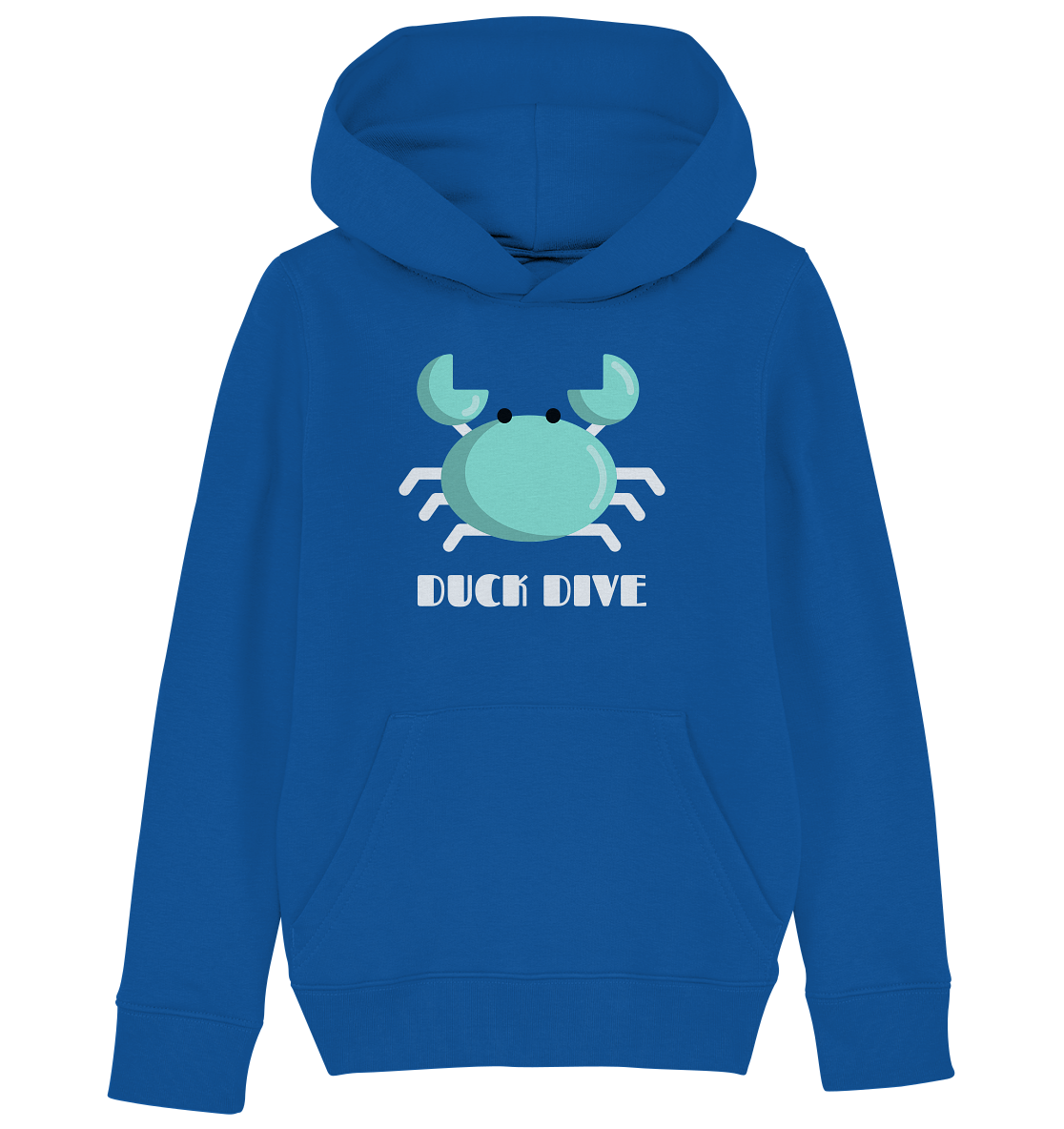 Kids Hoodie Crab - Kids Organic Hoodie - Duck Dive Clothing