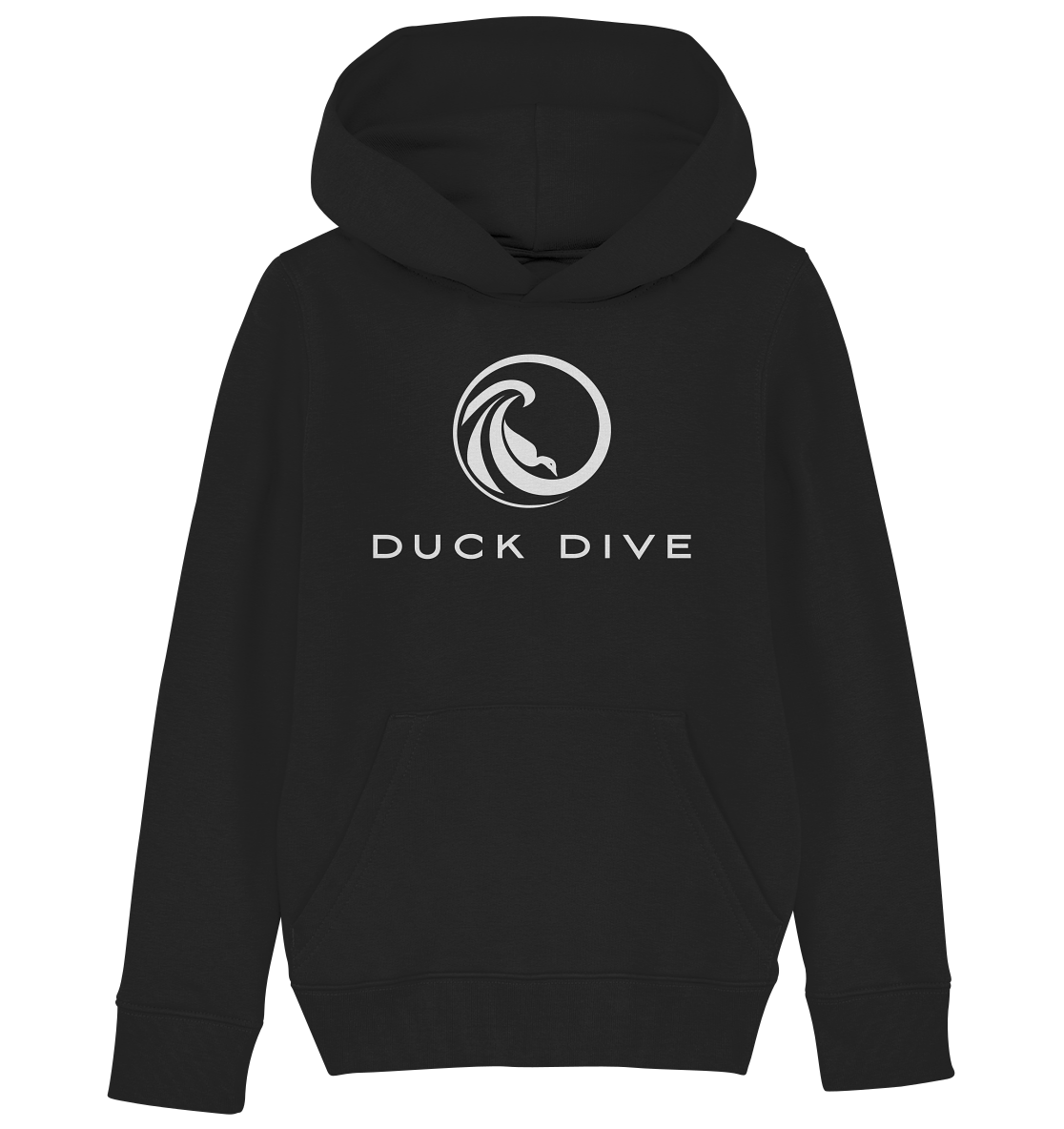 Kids Hoodie Duck Dive Logo - Kids Organic Hoodie - Duck Dive Clothing