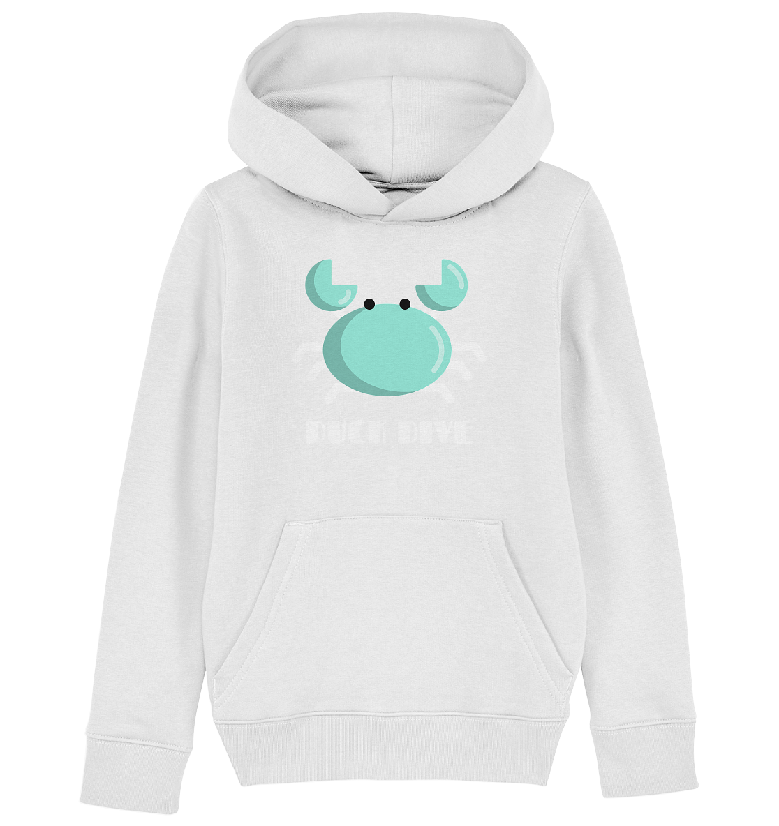 Kids Hoodie Crab - Kids Organic Hoodie - Duck Dive Clothing