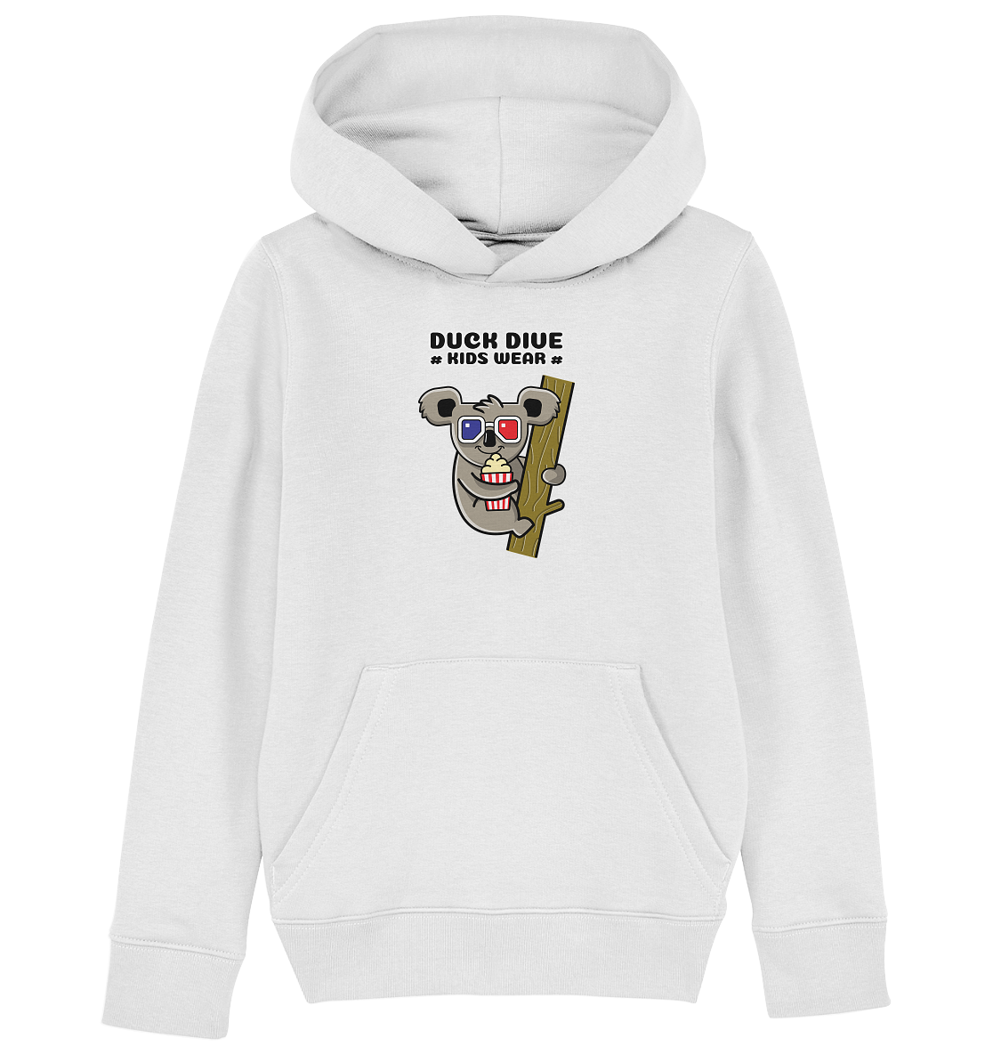 Kids Hoodie Koala II - Kids Organic Hoodie - Duck Dive Clothing