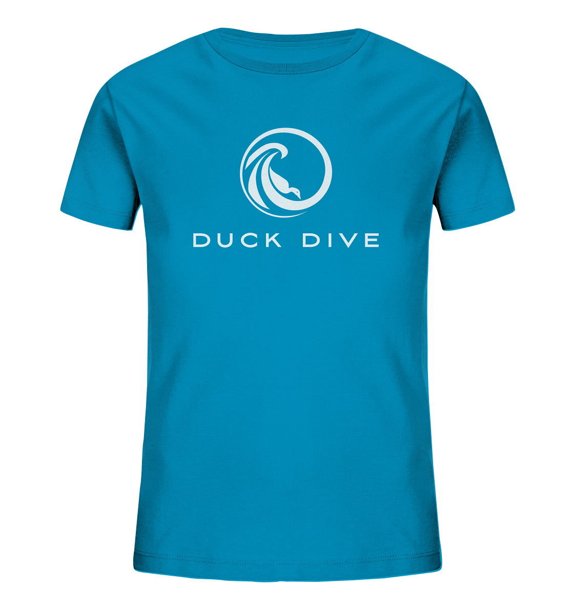 Kids Shirt Duck Dive Logo - Kids Organic Shirt - Duck Dive Clothing