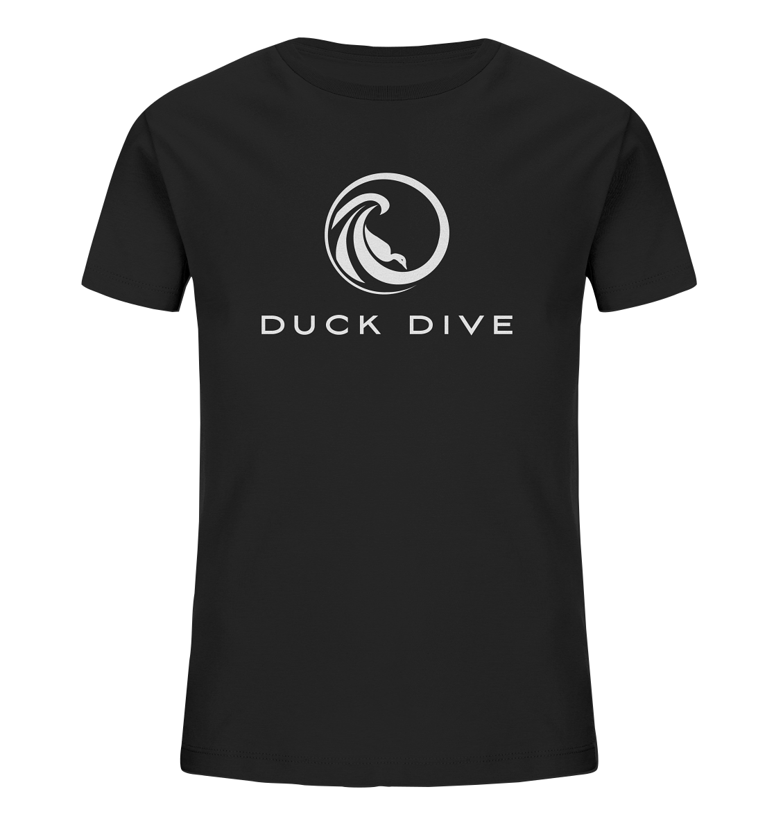 Kids Shirt Duck Dive Logo - Kids Organic Shirt - Duck Dive Clothing