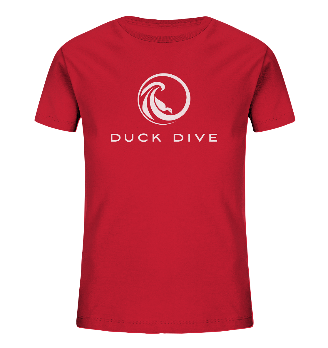 Kids Shirt Duck Dive Logo - Kids Organic Shirt - Duck Dive Clothing