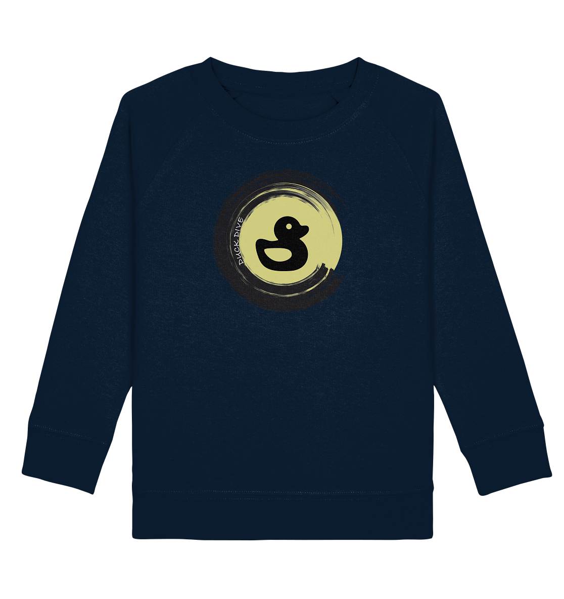 Kids Sweatshirt - Rubber Duck II - Kids Organic Sweatshirt - Duck Dive Clothing