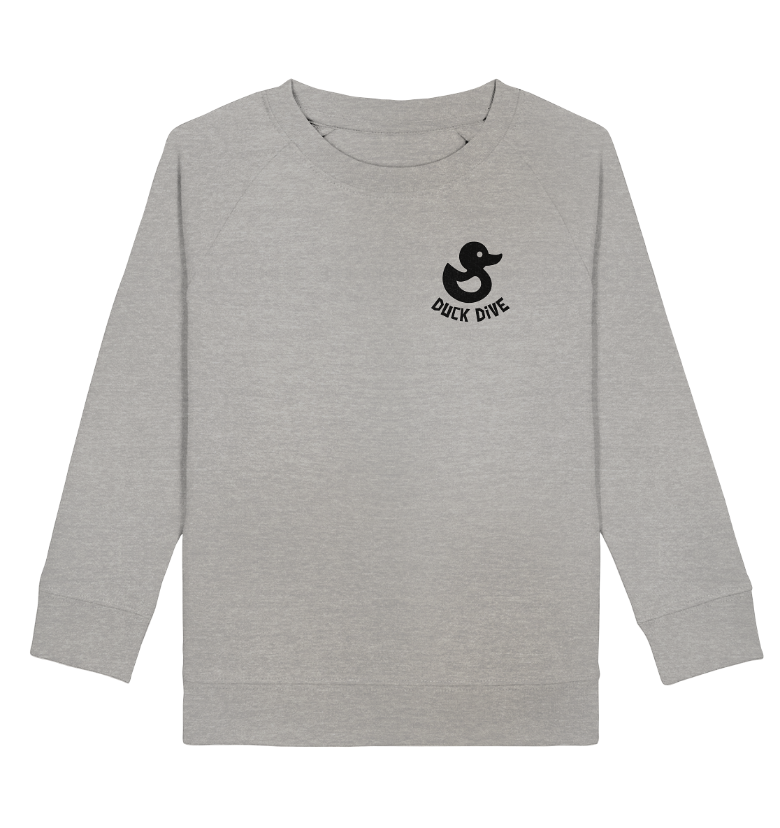 Kids Sweatshirt Rubber Duck - Kids Organic Sweatshirt - Duck Dive Clothing