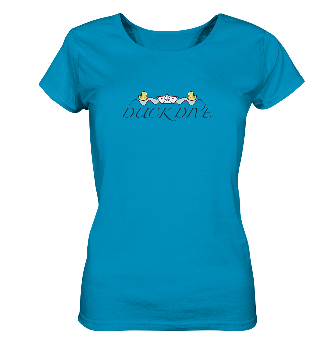 Shirt - Two Rubber Ducks - Ladies Organic Shirt - Duck Dive Clothing