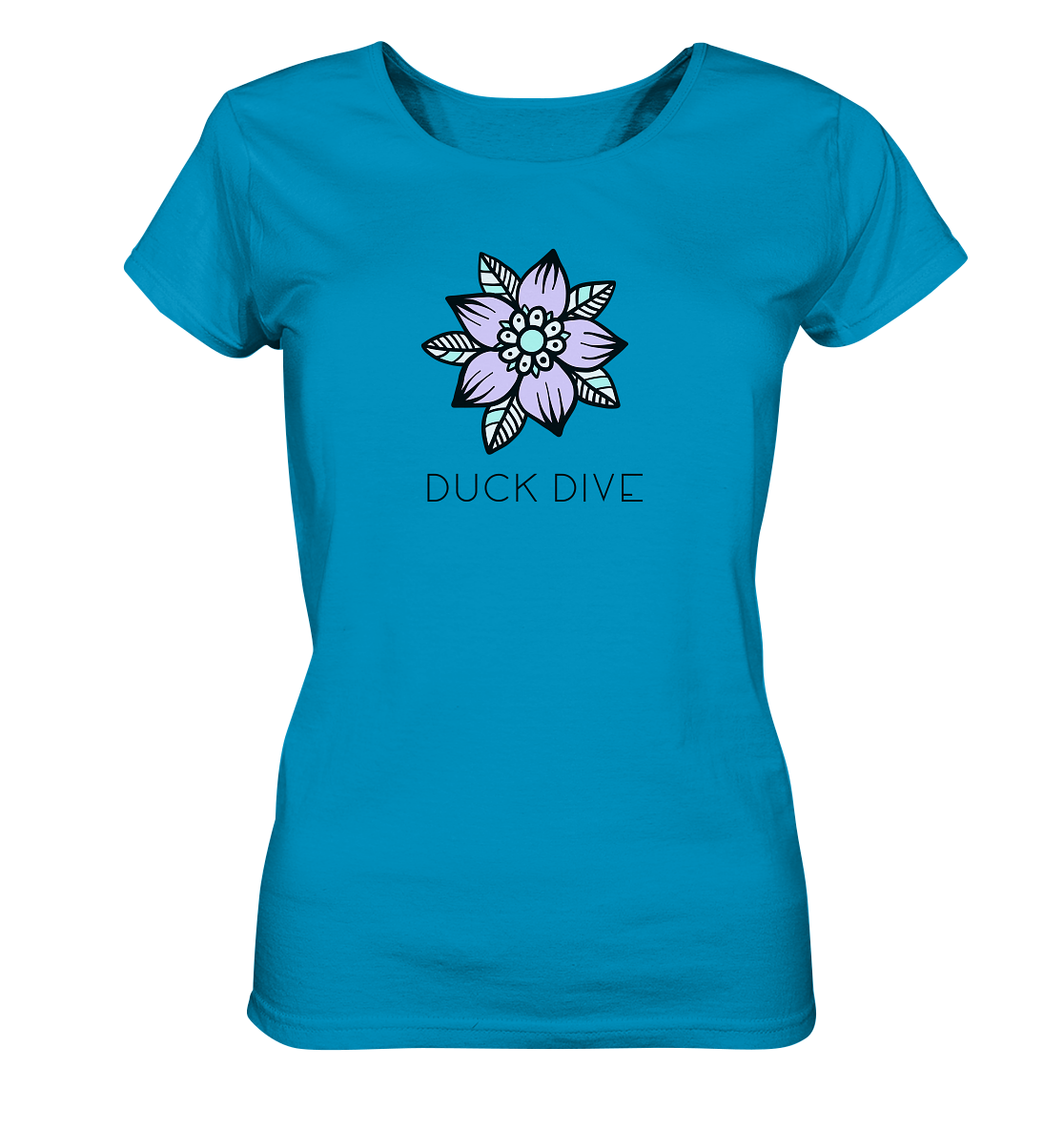 Shirt - Flower III - Ladies Organic Shirt - Duck Dive Clothing