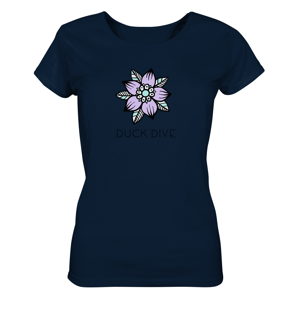 Shirt - Flower III - Ladies Organic Shirt - Duck Dive Clothing