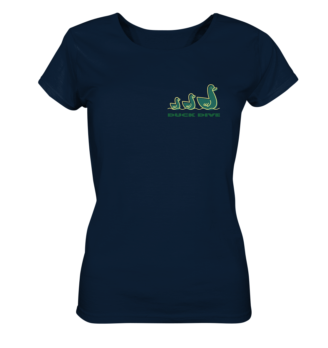 Shirt - Three Ducks - Ladies Organic Shirt - Duck Dive Clothing