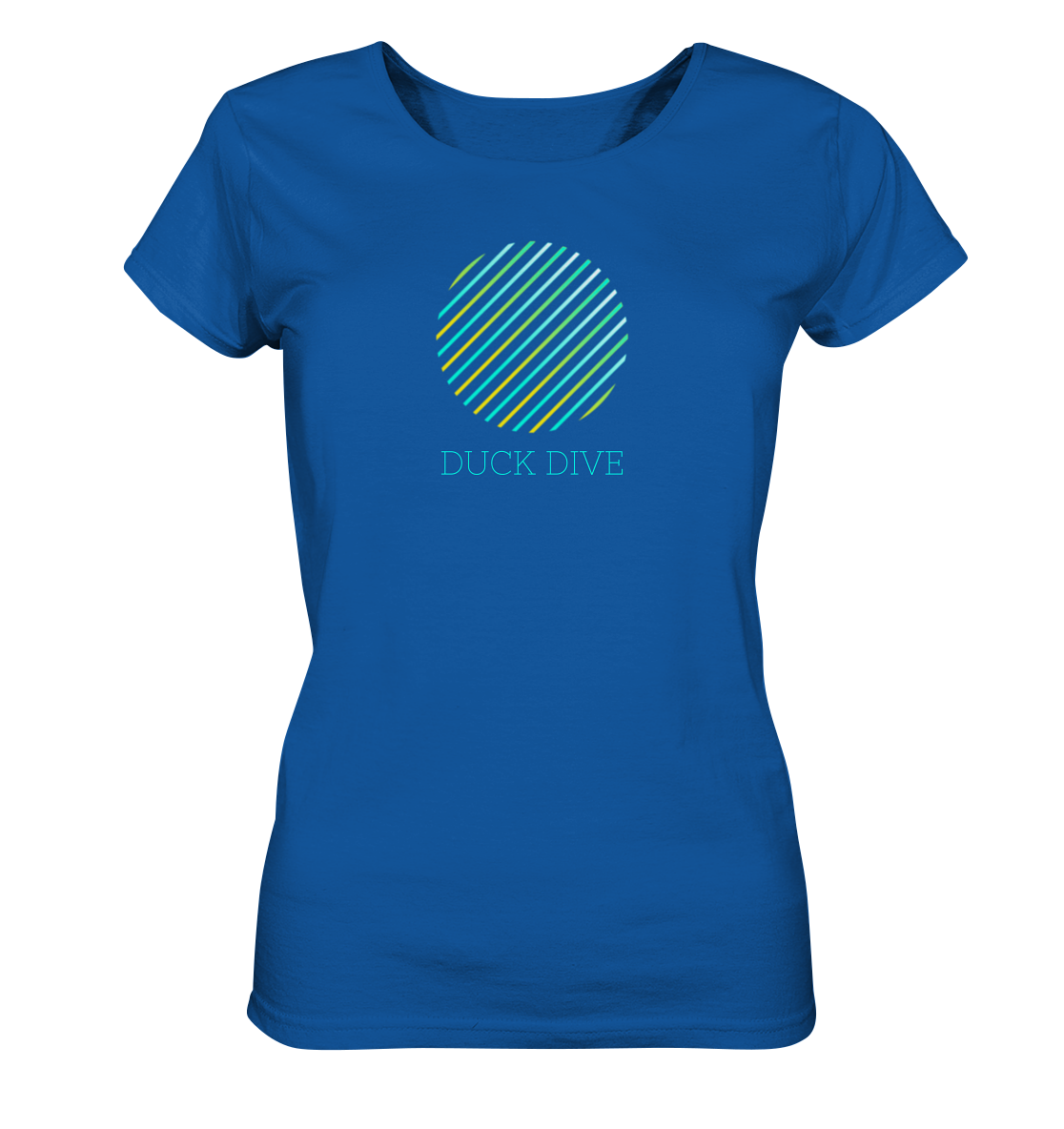 Striped Circule - Ladies Organic Shirt - Duck Dive Clothing