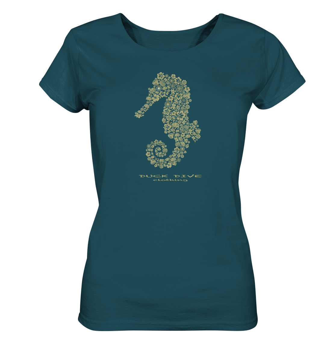 Shirt - Seahorse - Ladies Organic Shirt - Duck Dive Clothing