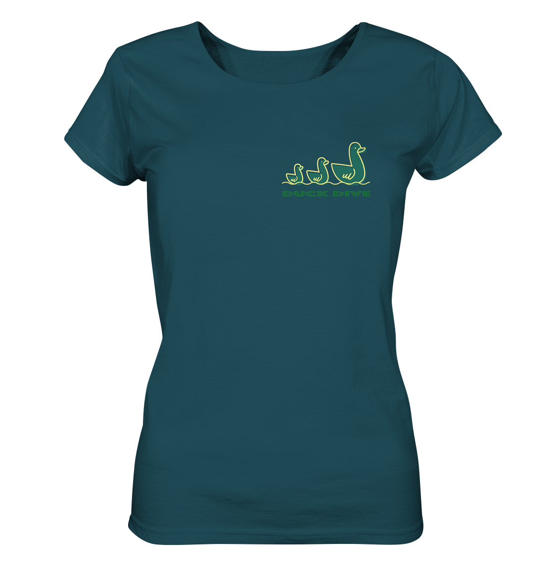 Shirt - Three Ducks - Ladies Organic Shirt - Duck Dive Clothing