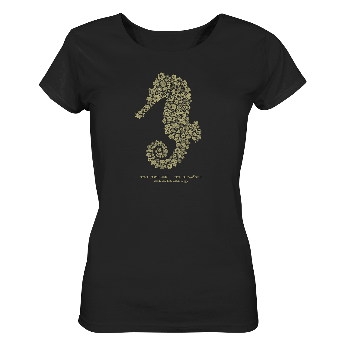 Shirt - Seahorse - Ladies Organic Shirt - Duck Dive Clothing