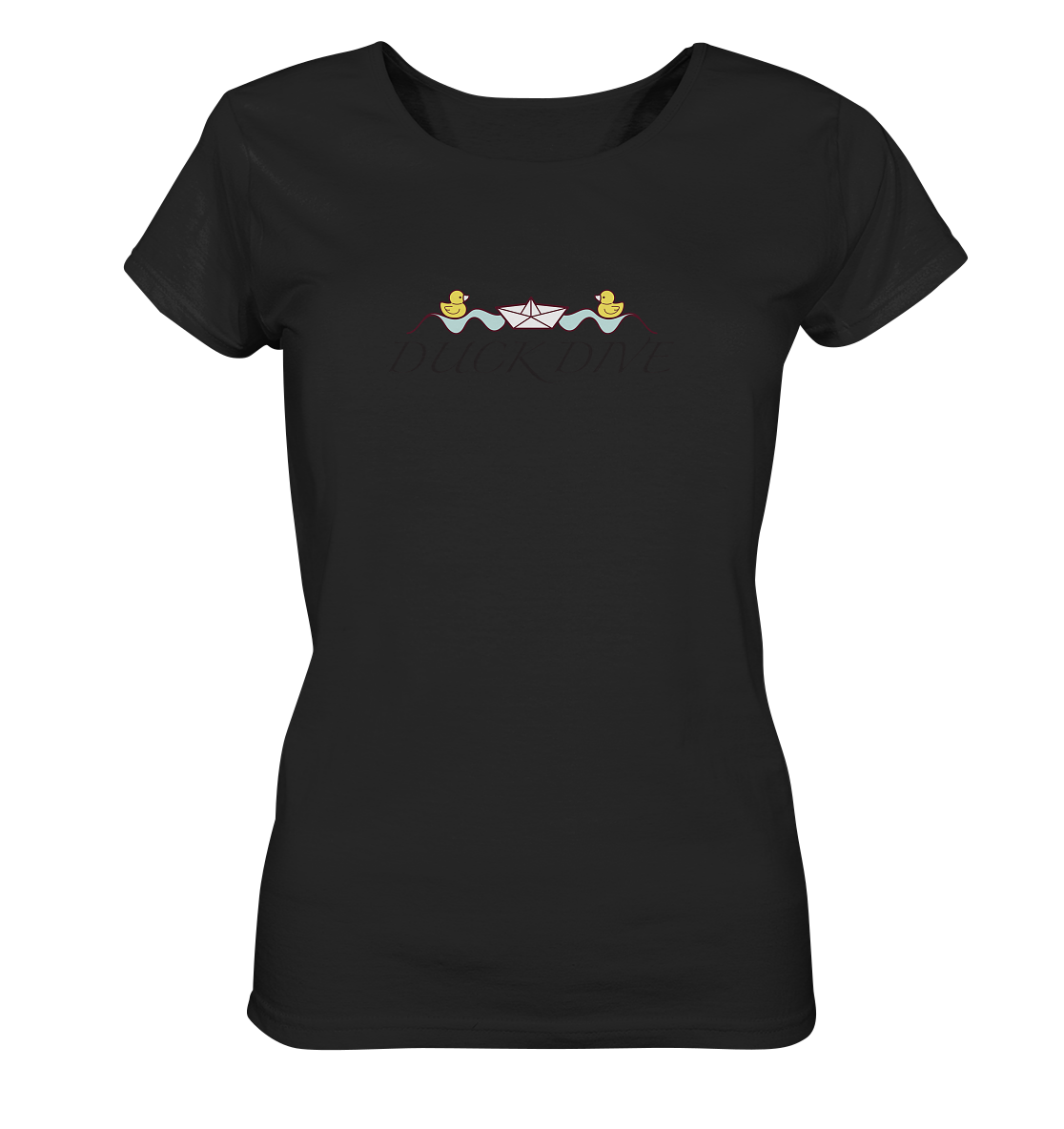 Shirt - Two Rubber Ducks - Ladies Organic Shirt - Duck Dive Clothing