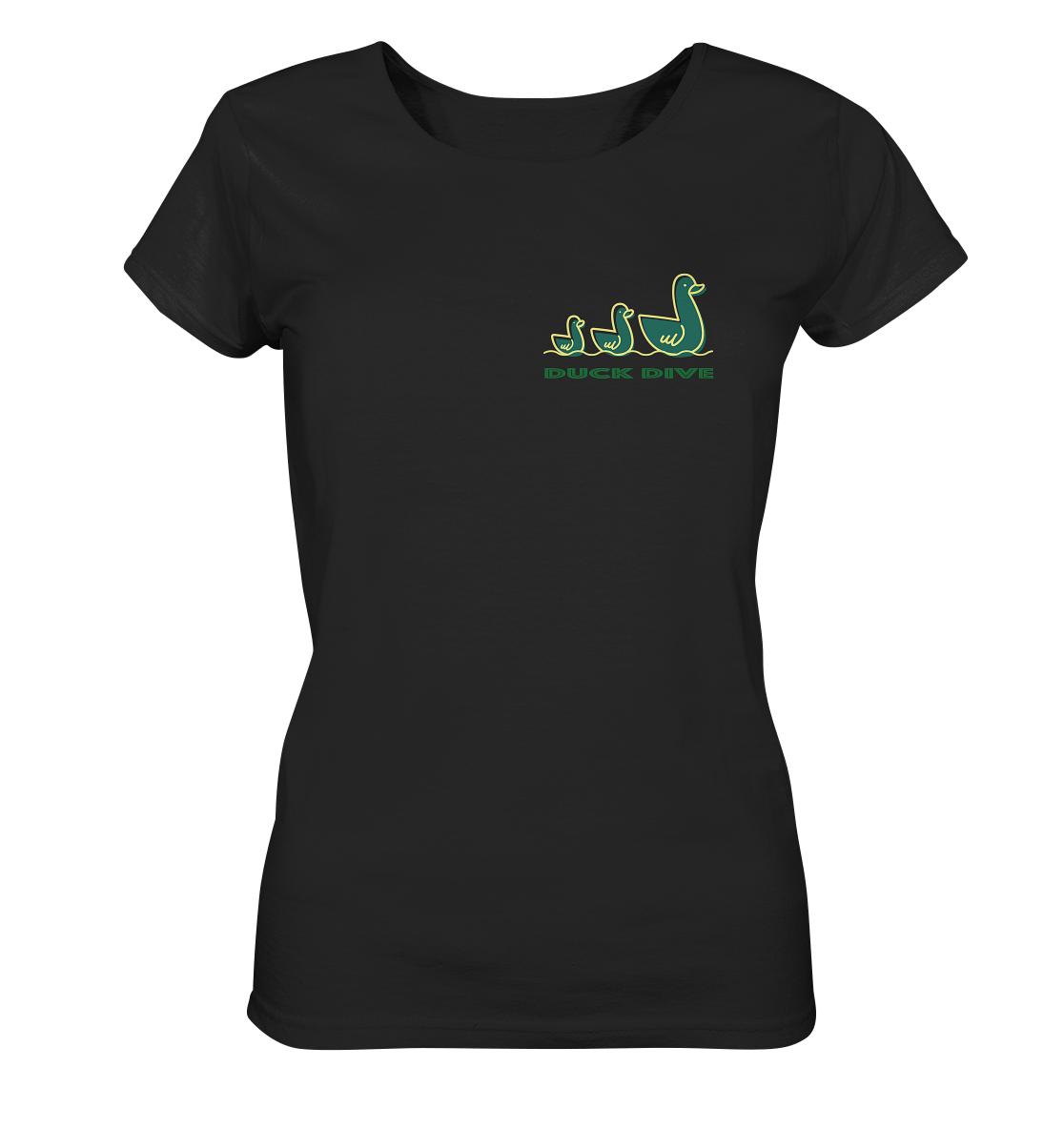 Shirt - Three Ducks - Ladies Organic Shirt - Duck Dive Clothing