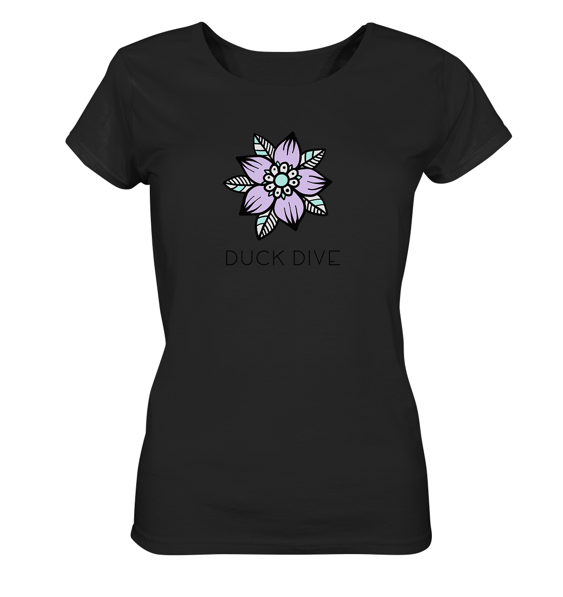 Shirt - Flower III - Ladies Organic Shirt - Duck Dive Clothing