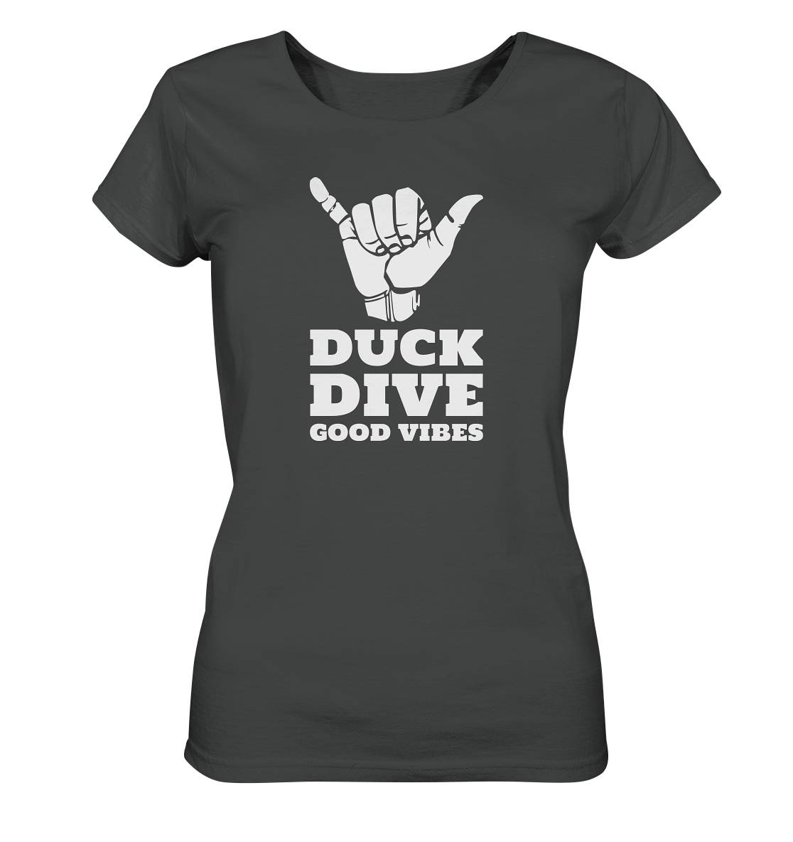 Shirt - Good Vibes - Ladies Organic Shirt - Duck Dive Clothing