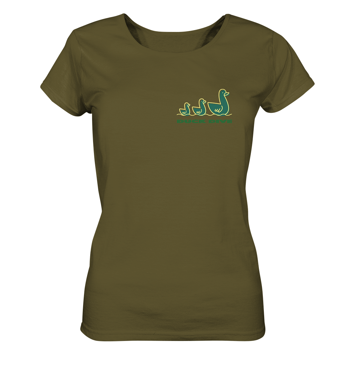 Shirt - Three Ducks - Ladies Organic Shirt - Duck Dive Clothing