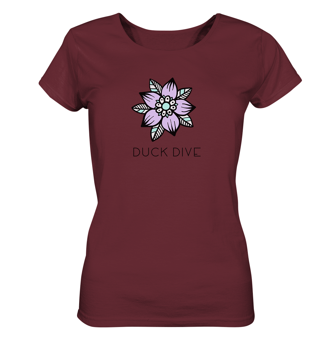 Shirt - Flower III - Ladies Organic Shirt - Duck Dive Clothing