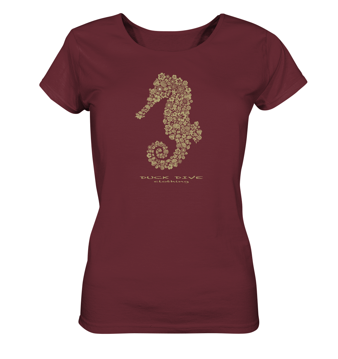 Shirt - Seahorse - Ladies Organic Shirt - Duck Dive Clothing