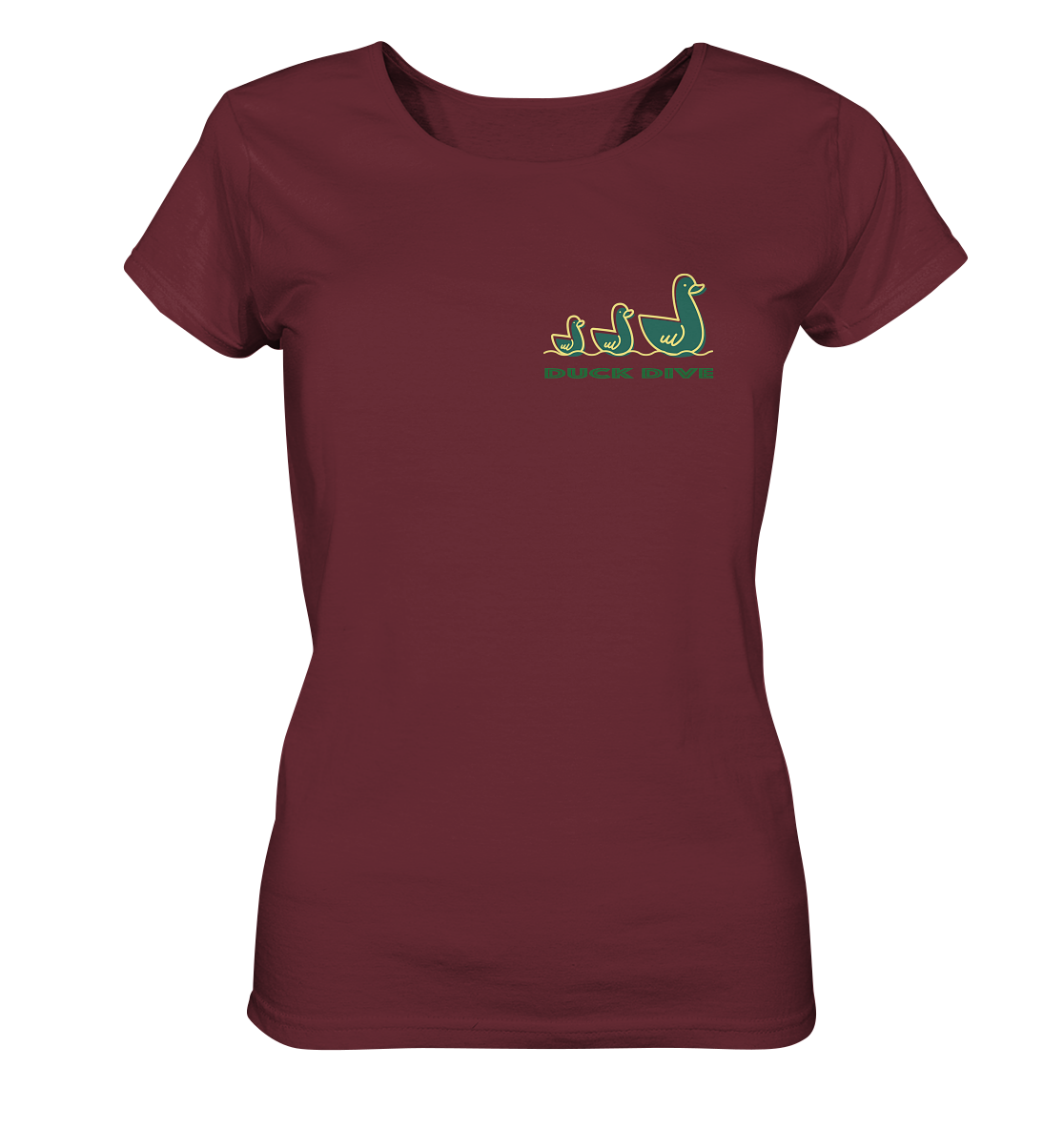 Shirt - Three Ducks - Ladies Organic Shirt - Duck Dive Clothing